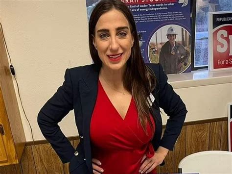Aspiring Texas politician poses topless, pantless in vote gambit.